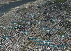 Sensors all over London. Datacities.