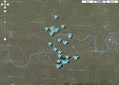Sensor cloud across London for collecting data byStanza.